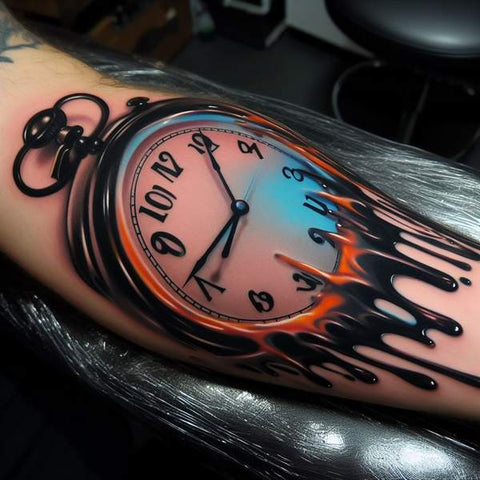 72 Bizarre Clock Tattoo Ideas With A Refreshingly Multifaceted Meaning –  Tattoo Inspired Apparel